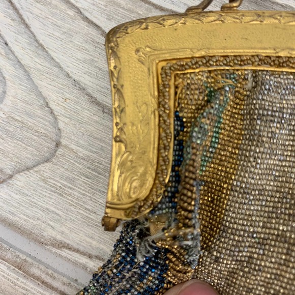 Vintage Beaded Parisian Flapper Purse/Handbag (HG) - Picture 9 of 10